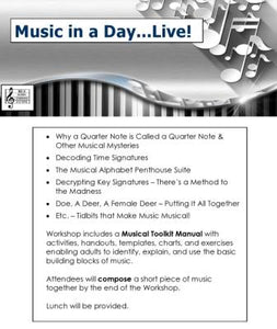 Music In A Day! Live